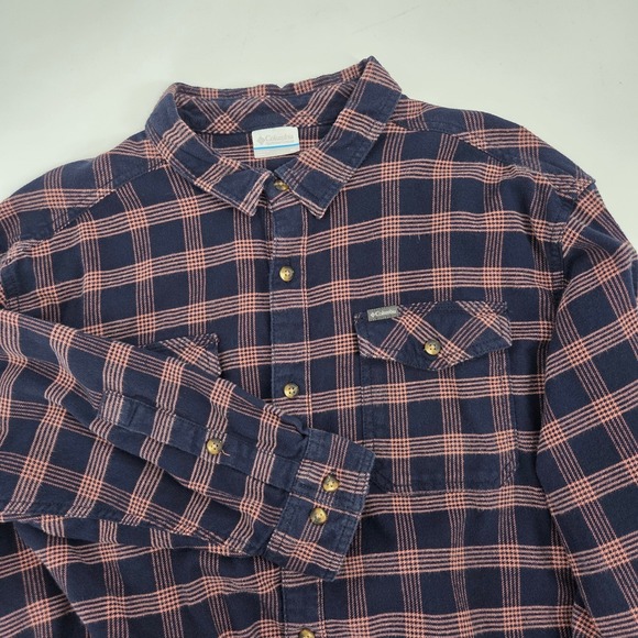 Columbia Other - Columbia Mens Plaid Flannel Button Up Shirt Long Sleeve Outdoor Casual